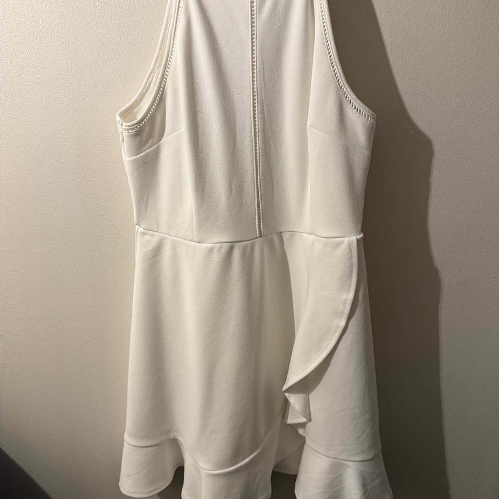 Speechless Ivory Ruffle Mini Dress